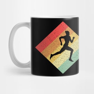 Retro Vintage 80s Running Gift For Runners Mug